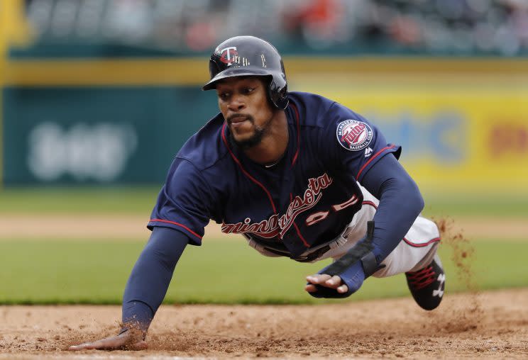 Minnesota’s Byron Buxton has always been a fantasy gamble. (AP)