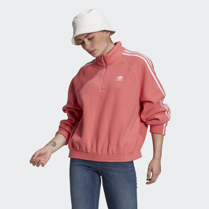 Adidas Classics Polar Fleece Half-Zip Sweatshirt - $95