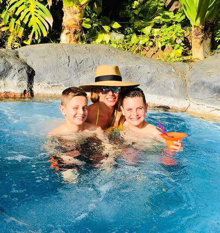 Britney Spears Instagram Britney Spears and her sons go for a swim.