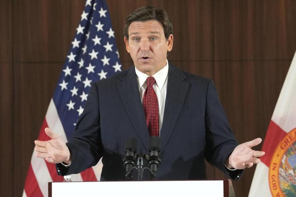 Ron DeSantis, gobernador de Florida.