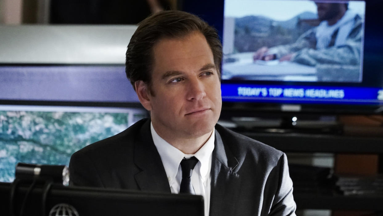  Michael Weatherly as Tony DiNozzo in NCIS. 