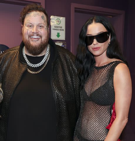 <p>Christopher Polk/Variety via Getty Images</p> Jelly Roll and Katy Perry at the 2024 iHeartRadio Music Awards on April 1, 2024 in Los Angeles