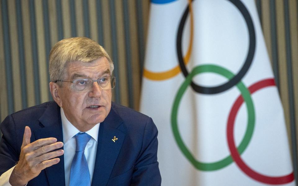 Thomas Bach - International Olympic Committee ready to welcome Russian and Belarusian athletes to Paris Games - Reuters/Denis Balibouse