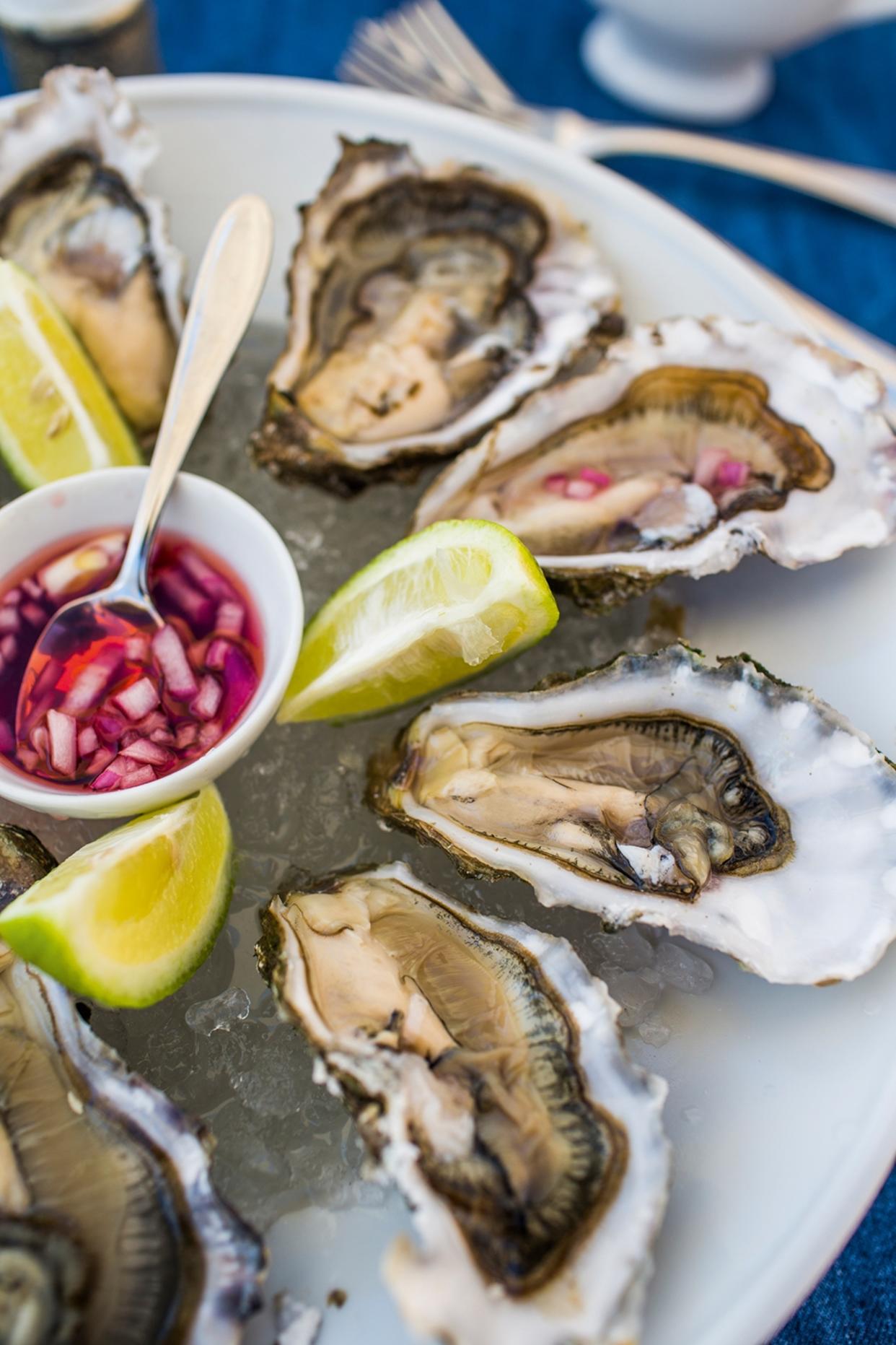 Oualidia oysters, picked from the tidal lagoon, are best served raw.