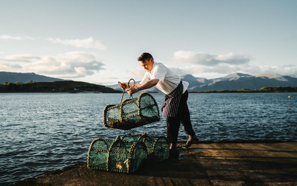 Michael Leathley, the Head Chef, takes a look at the daily catch - The Pierhouse