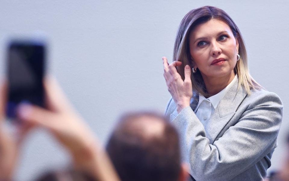 Ukrainian first lady Olena Zelenska attends Ukrainian-German conference on mental health, psychosocial support and rehabilitation