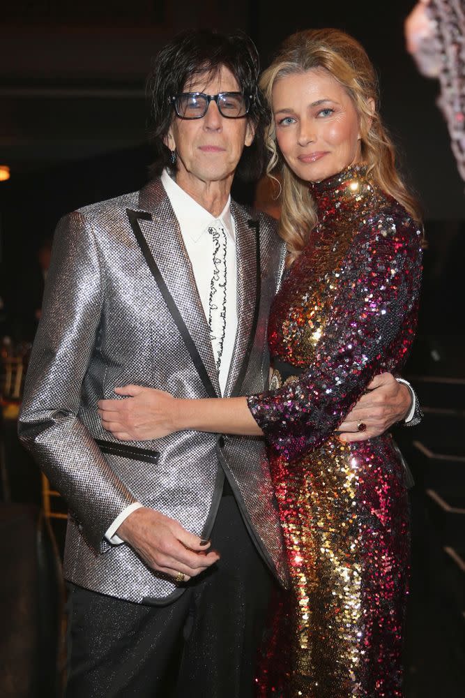 Ric Ocasek and Paulina Porizkova