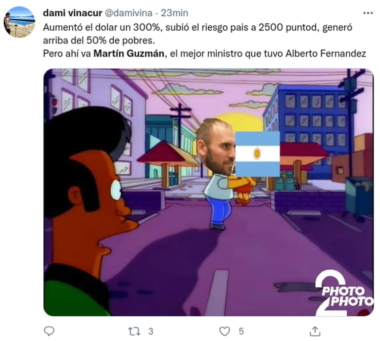 La renuncia de Martín Guzmán desató una oleada de memes