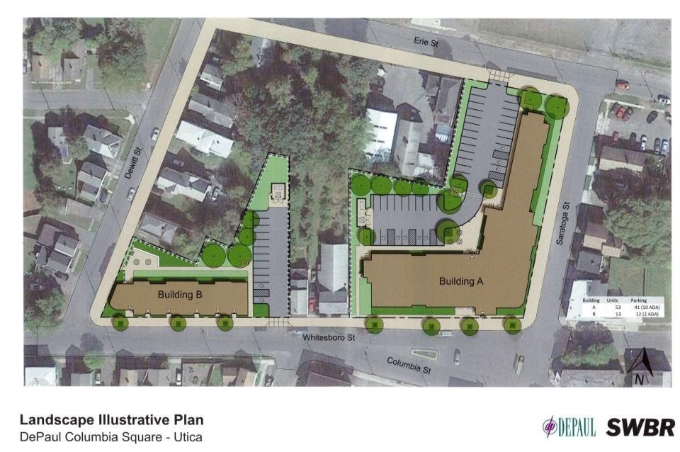 DePaul Properties announced the development of a new housing project that will result in the construction of 66 new units of affordable housing in west Utica.