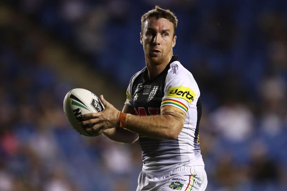 James Maloney forms one of the best halves combos in the NRL with Nathan Cleary. Pic: Getty