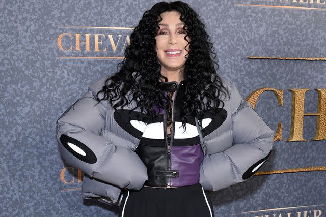 <p> Axelle/Bauer-Griffin/FilmMagic</p> Cher in Los Angeles in April 2023