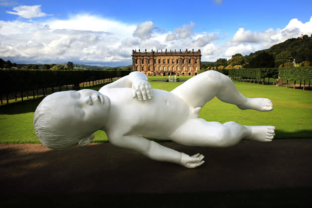 Sotherby's Exhibit Sculpture At Chatsworth House