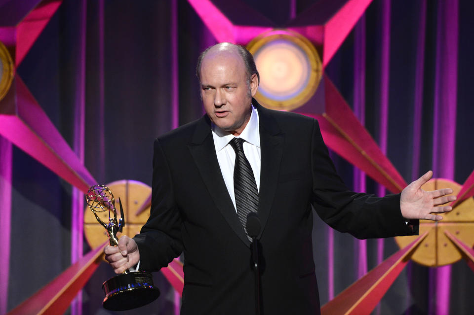 BEVERLY HILLS, CA - JUNE 23: Lifetime Achievement Award honoree Bill Geddie speaks onstage during The 39th Annual Daytime Emmy Awards broadcasted on HLN held at The Beverly Hilton Hotel on June 23, 2012 in Beverly Hills, California. (Photo by Michael Buckner/WireImage) 22542_004_2095.JPG 