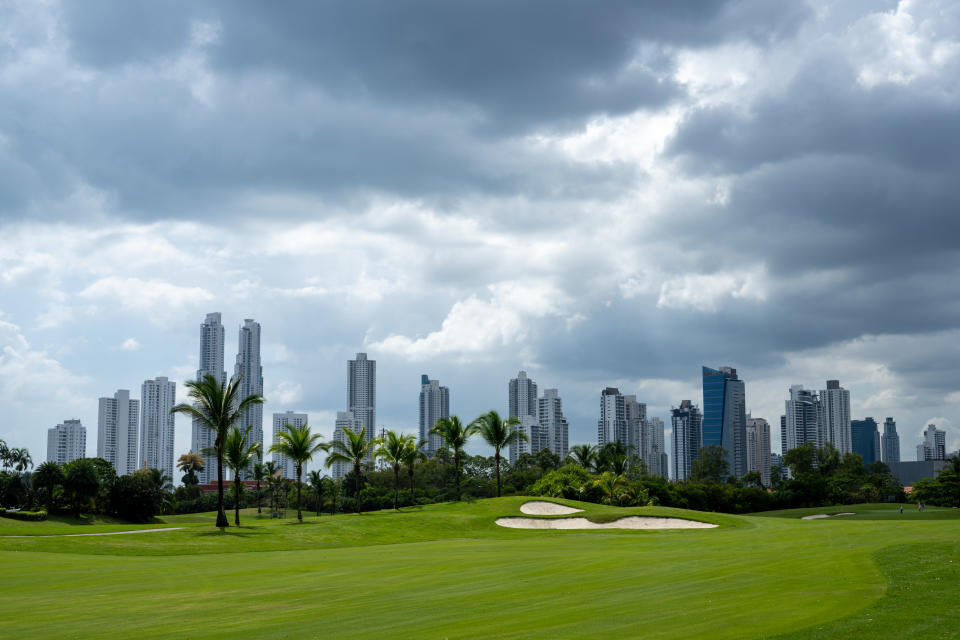 Ein Blick auf das Fairway Nr. 13 im Santa Maria Golf Club in Panama, Austragungsort der Lateinamerikanischen Amateurmeisterschaft 2024.  (Foto: LAAC)