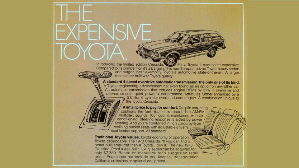 1978 toyota cressida magazine advertisement