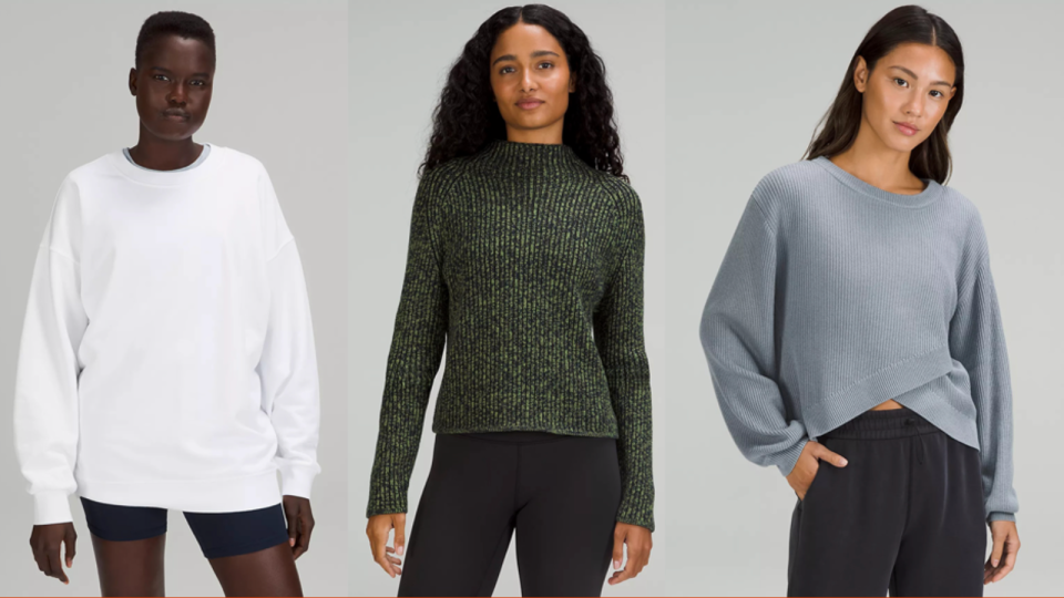lululemon Cyber Monday: Shop sweatshirts, sweaters and more cozy finds.