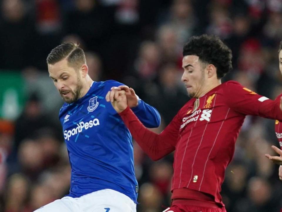 Liverpool and Everton battle it out in the third round of the FA Cup: AP