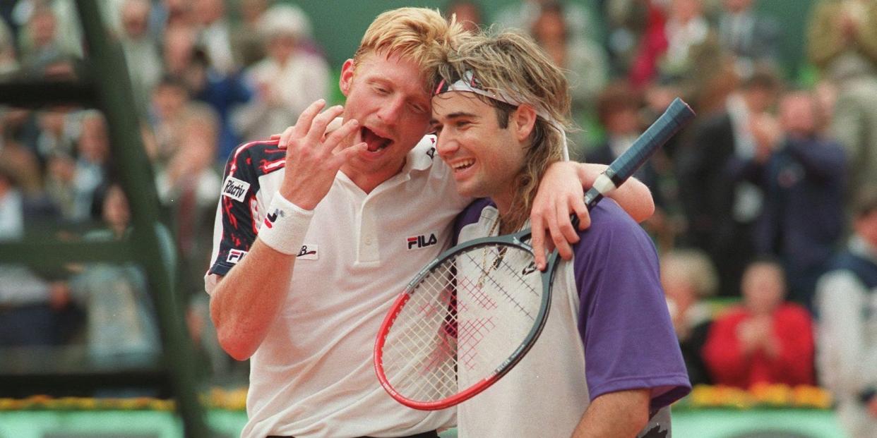 boris becker andre agassi