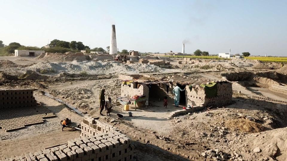 Workers homes on brick kilns