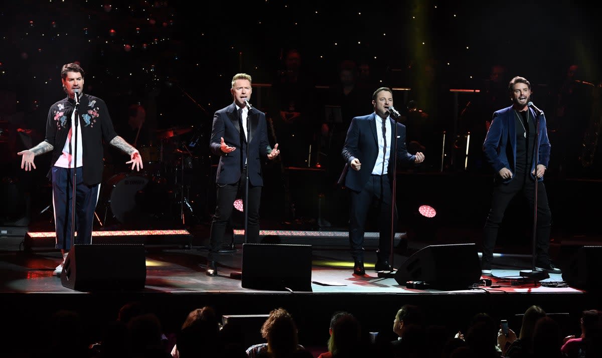 Some of the former members of Boyzone are in discussion with Crawley (Getty Images)