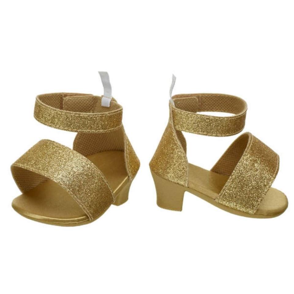 RuPaul Bear Gold Strap Heels