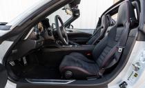 <p>As with the MX-5 roadster, the Miata RF is rather stingy on headroom with its roof in place.</p>