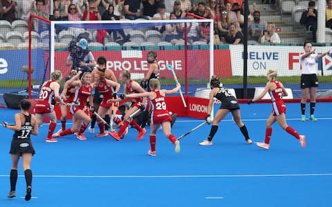 Owsley's second goal made the game safe before the end of the third quarter - Credit: GETTY IMAGES