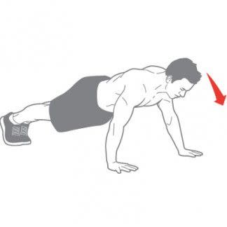 1) Wide Press-up