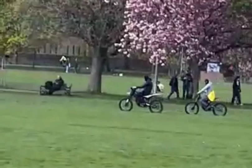 youths on bikes