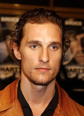 Matthew McConaughey at the LA premiere of MGM's Hart's War