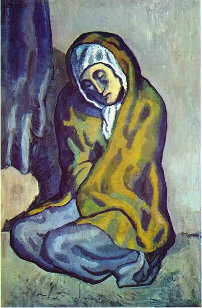 Picasso's "Crouching Woman."