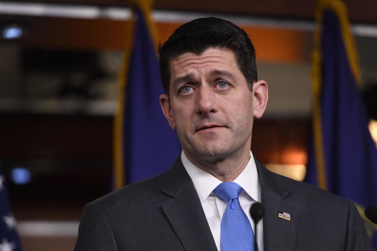 Paul Ryan’s departure is being celebrated by some. (Photo: SAUL LOEB/AFP/Getty Images)
