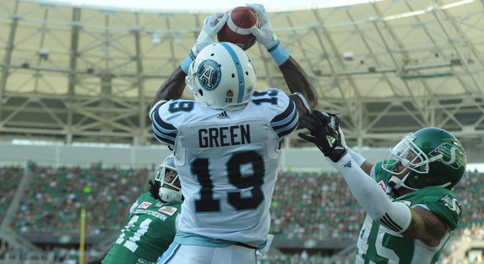 S.J. Green has put together an outstanding season despite coming off a major injury and adjusting to a new team. (Mark Taylor/CP)