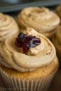 <p>A classic combination comes together wonderfully in this kid-friendly treat.</p><p><strong><a href="http://houseofyumm.com/peanut-butter-and-jelly-cupcakes/" rel="nofollow noopener" target="_blank" data-ylk="slk:Get the recipe at House of Yumm.;elm:context_link;itc:0;sec:content-canvas" class="link ">Get the recipe at House of Yumm.</a></strong></p>