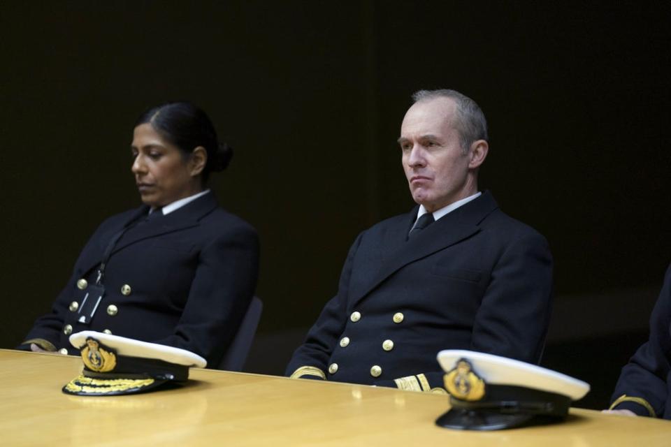 Lolita Chakrabarti and Stephen Dillane as Branning and Shaw,  who find all questions extremely annoying (BBC/World Productions)