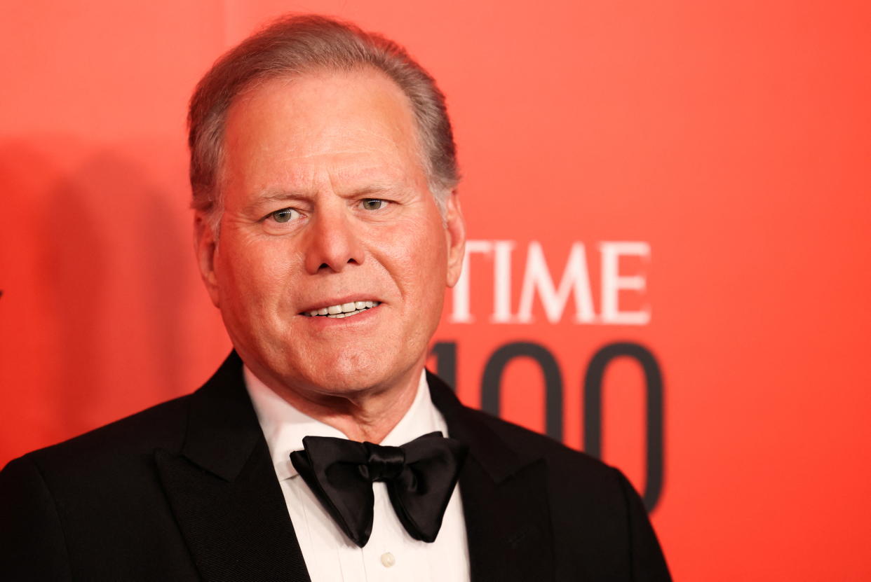 Warner Bros. Discovery CEO David Zaslav arrives for the Time 100 Gala celebrating Time magazine's 100 most influential people people in the world in New York, U.S., June 8, 2022. REUTERS/Caitlin Ochs