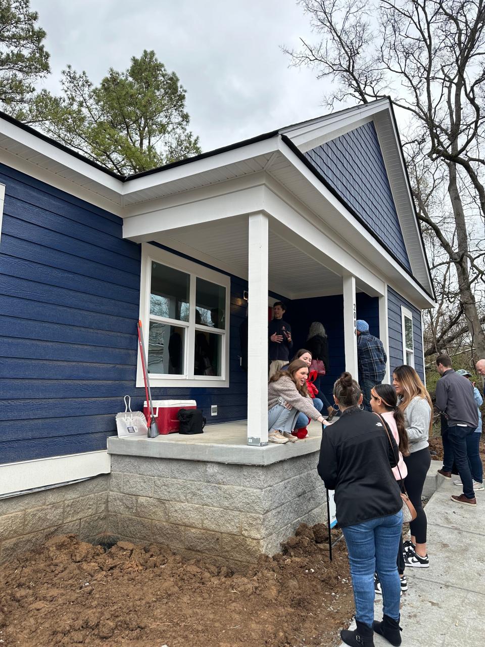 The Bettis family's new home provided by Habitat for Humanity