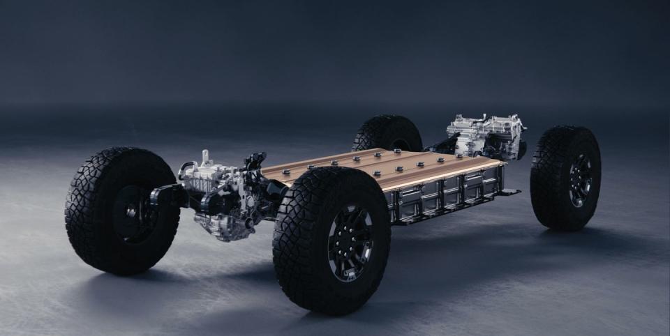 hummer ev chassis without body