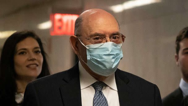 PHOTO: Trump Organization's former Chief Financial Officer Allen Weisselberg arrives to the courtroom in New York, Thursday, Nov. 17, 2022. (Yuki Iwamura/AP)