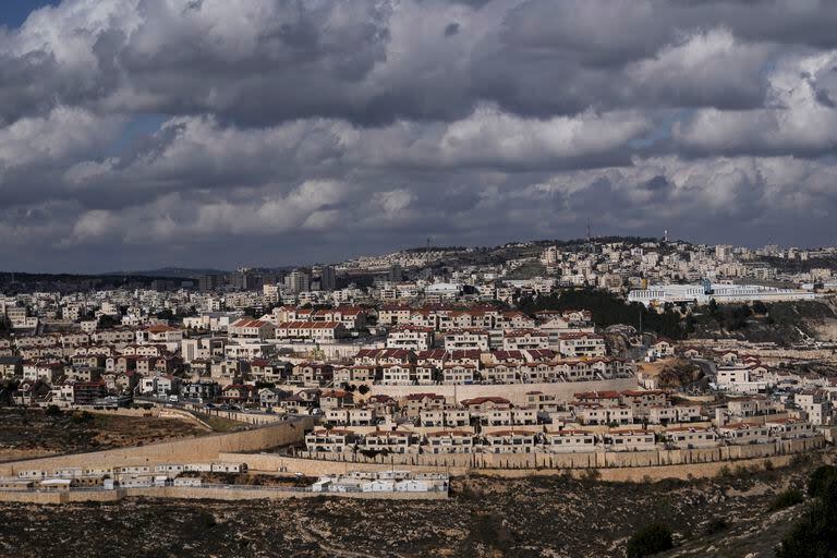 Una vista general del asentamiento judío de Efrat, en Cisjordania