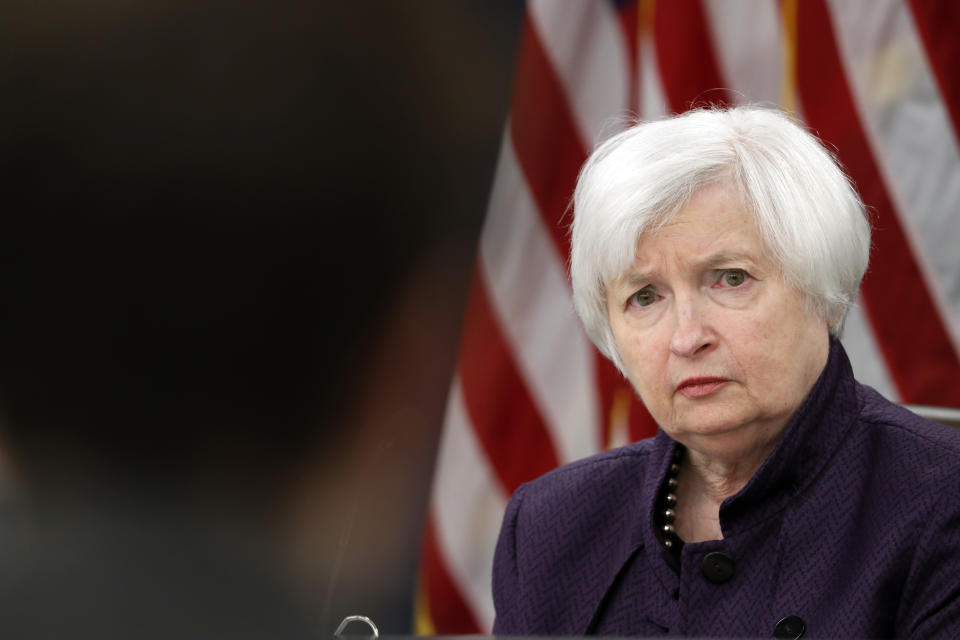 Fed Chair Janet Yellen. AP Photo/Alex Brandon