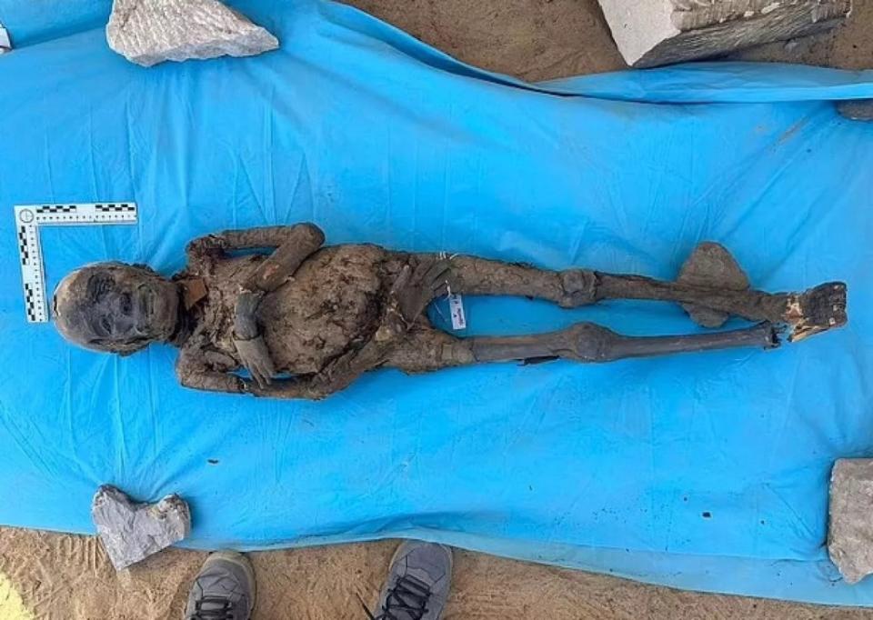 An ancient cemetery with more than 300 tombs of mummies has been unearthed in Egypt in a discovery that scientists have since dubbed the “City of the Dead.” Ministry of Tourism and Antiquities