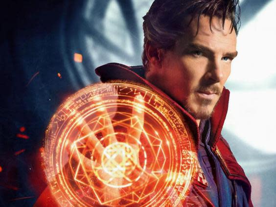 Benedict Cumberbatch in a scene from ‘Doctor Strange’