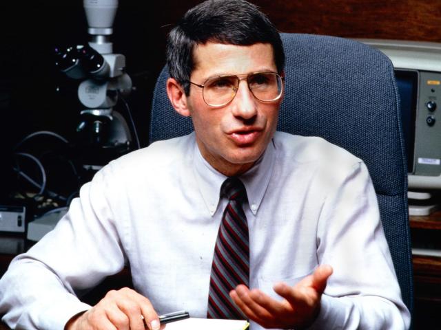 anthony fauci at his desk in 1988