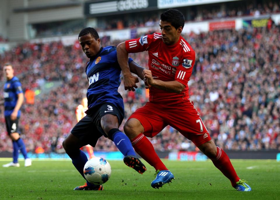 Luis Suarez racially abused Patrice Evra