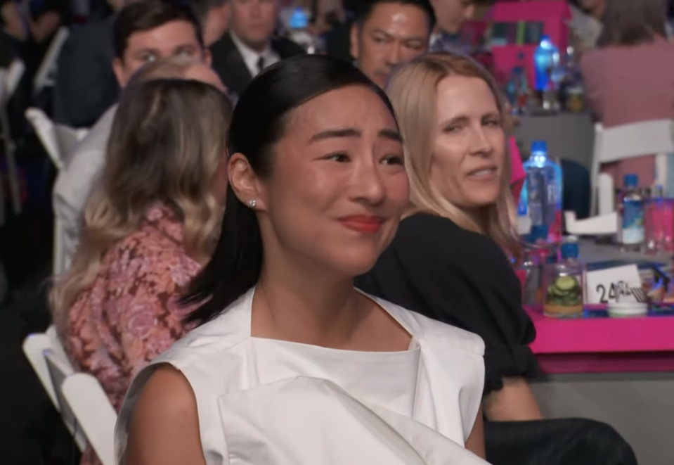 Closeup of Greta Lee