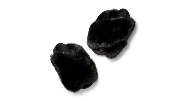 Roam Mink Cloud Faux Fur Slippers