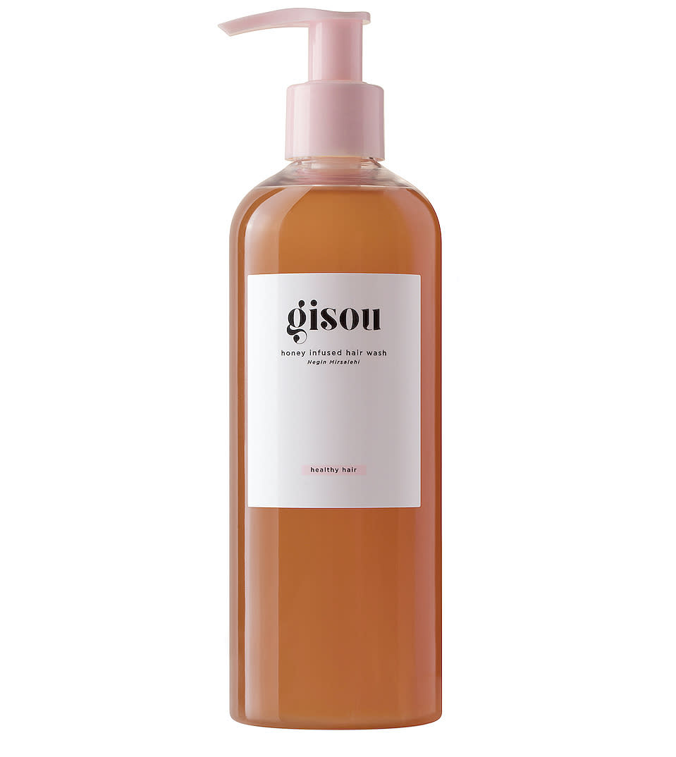 Gisou Honey Infused Hair Wash. Image via Revolve.