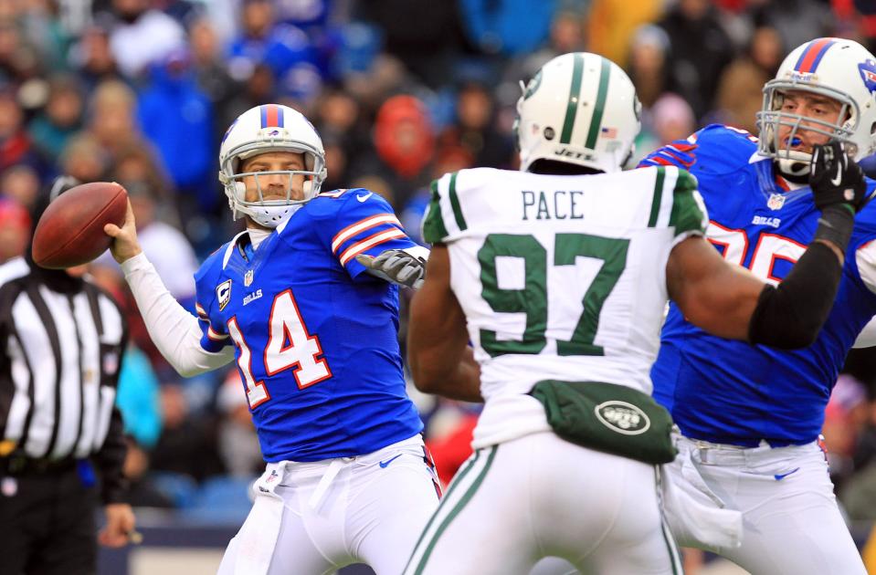 Ryan Fitzpatrick was the Bills' starting quarterback for parts of four years.