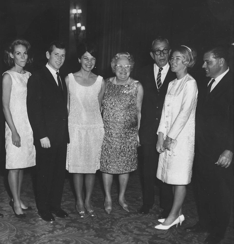 Members of the Baker-Dirksen family in this photo taken around 1968 are, from left, Beverly Baker Patestides, Howard Baker Jr., Joy Dirksen Baker, Louella Dirksen, Sen. Everett Dirksen, Mary Baker Stuart and Michael Patestides.